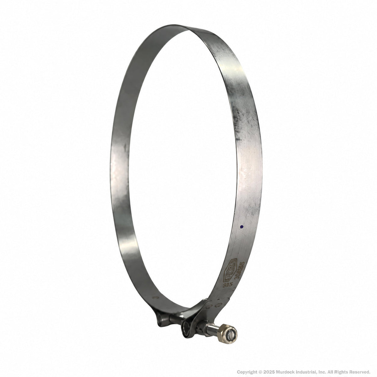 STBC575 by Dixon Valve | Style STBC | T-Bolt Clamp | 3/4" Band Width | Hose OD Range: from 5.50" to 5.81" | 300 Stainless Steel Band & Bolt
