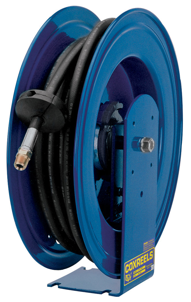 EZ-E-MP-350 by Coxreels | EZ-E Series | 3,000 PSI EZ-Coil Safety Spring Driven Hose Reel for Air, Water & Oil | 3/8" Hose ID, 3/8" FNPT Inlet | Steel | 50ft Capacity, Hose Not Included