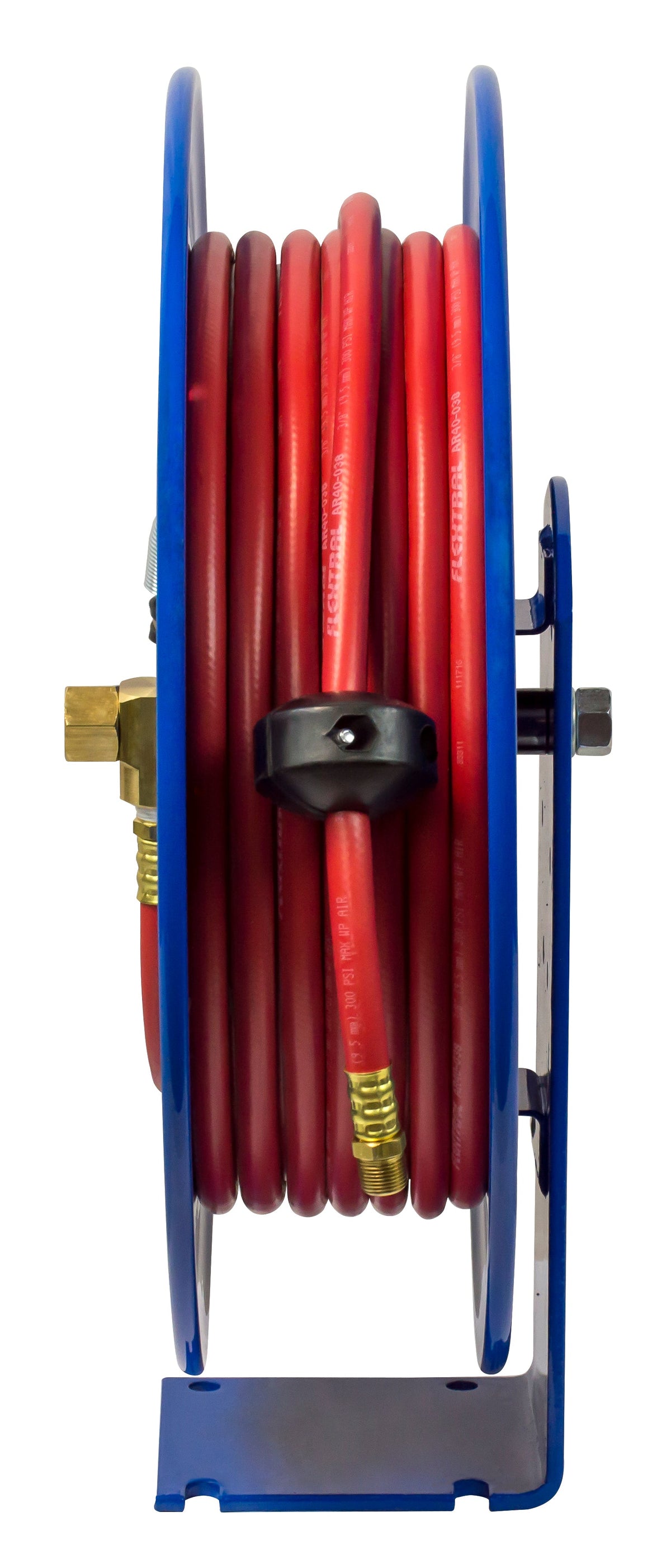 EZ-E-LP-330 by Coxreels | EZ-E Series | 300 PSI EZ-Coil Safety Spring Driven Hose Reel for Air & Water | 3/8" Hose ID, 3/8" FNPT Inlet | Steel | 30ft Capacity, Hose Not Included