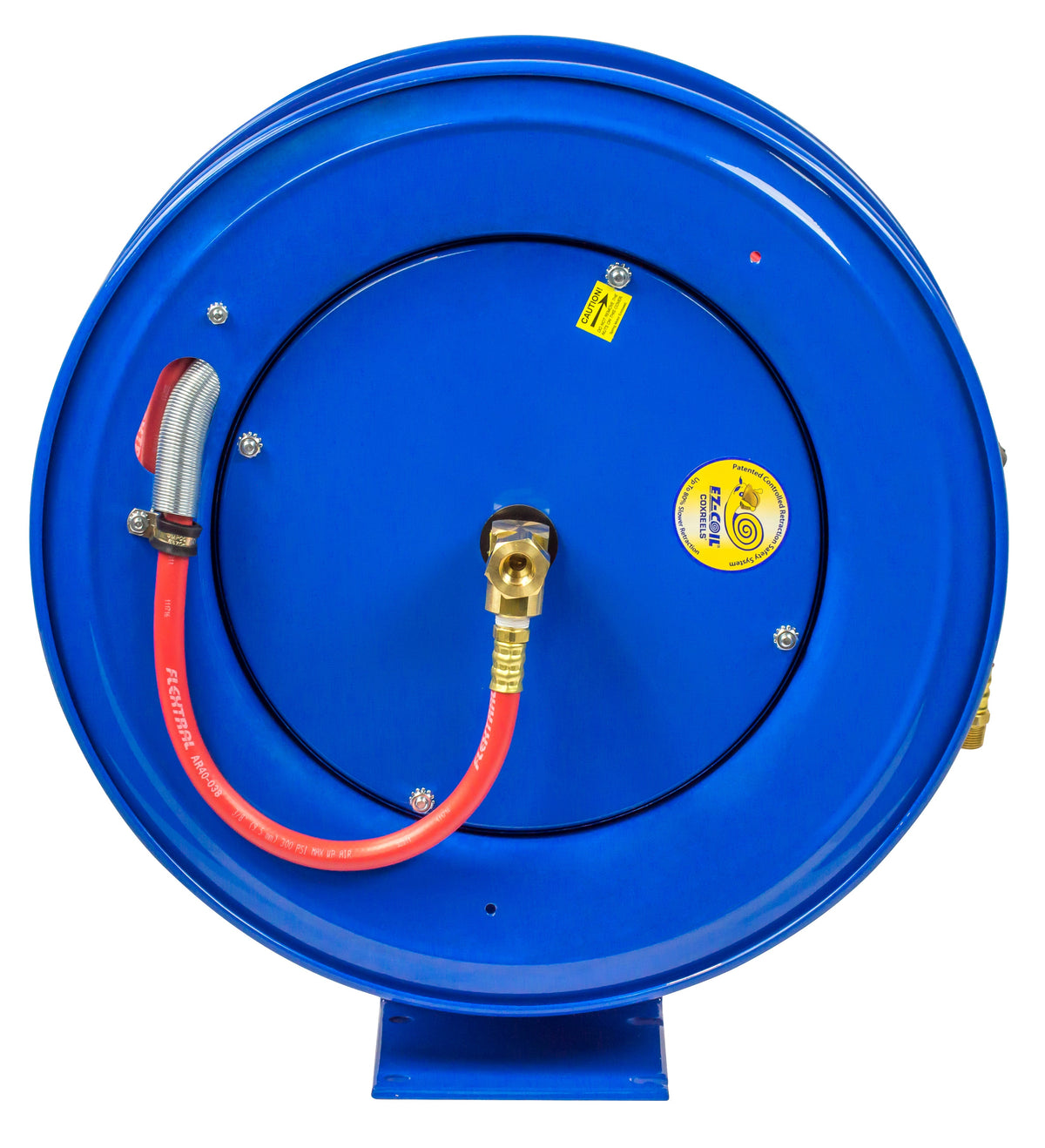 EZ-E-LP-430 by Coxreels | EZ-E Series | 300 PSI EZ-Coil Safety Spring Driven Hose Reel for Air & Water | 1/2" Hose ID, 1/2" FNPT Inlet | Steel | 30ft Capacity, Hose Not Included