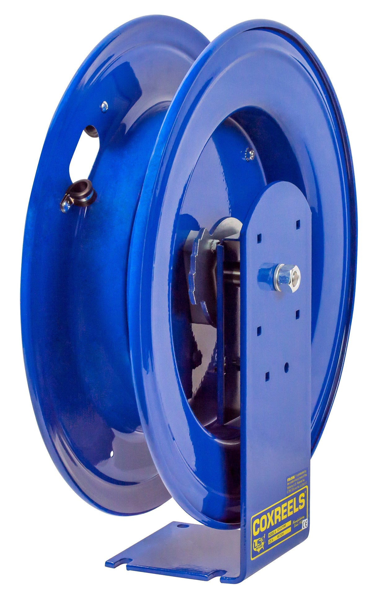 EZ-E-MPL-350 by Coxreels | EZ-E Series | 3,000 PSI EZ-Coil Safety Spring Driven Hose Reel for Air, Water & Oil | 3/8" Hose ID, 3/8" FNPT Inlet | Steel | 50ft Capacity, Hose Not Included