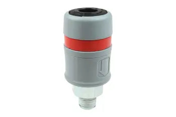 112C by Coilhose | Non-Marring Composite Coupler | Megaflow™ Coupler | 1/4" Male NPT Thread | Composite