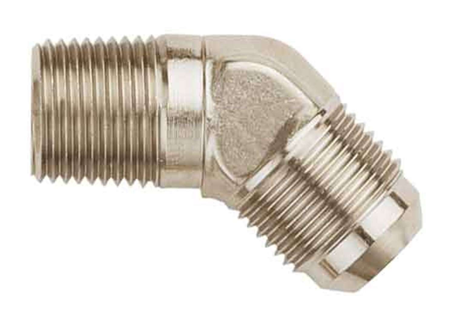 FBM2590 (FCM2590) Eaton Aeroquip® -08 Male AN x 3/8" Male Pipe 45° Elbow Adapter - Steel