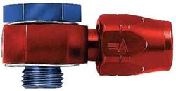 FBM1066 (FCM1066) Eaton Aeroquip® -06 Banjo Fitting for Holley Single Feed 600-660 Series and all Two Barrel Series with 9/16-24 Thread - Aluminum