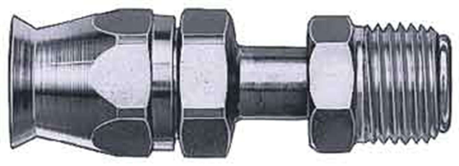 FBM1137 (FCM1137) Eaton Aeroquip® -05 Teflon™ Hose Fitting - Reusable S.A.E. Male Inverted Flare - Straight - Steel