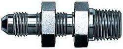 FBM2834 (FCM2834) Eaton Aeroquip® -12 Male AN Bulkhead x 3/4" Male Pipe Straight Adapter - Steel