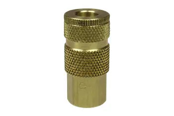155-DL by Coilhose | Couplers & Connectors | 1/4" Industrial Coupler x 3/8" Male NPT Thread | Display | Straight | Brass | Pack of 5