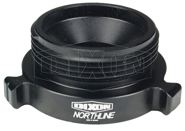 N37-15F20T Dixon Aluminum Hydrant Adapter - Style N37 - Rocker Lug - 1-1/2" Female NST(NH) x 2" Male NPT