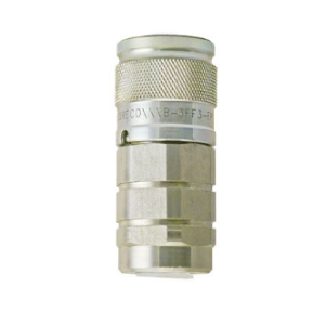 B-3FF4-FP Breco by Foster | FF Series | 3/8" Socket x 1/2" Female NPT Thread | Straight | Steel