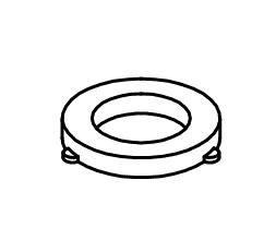 GHFT075G by Banjo | Garden Hose Fitting | 3/4" Garden Hose Fitting Gasket | Pack of 25