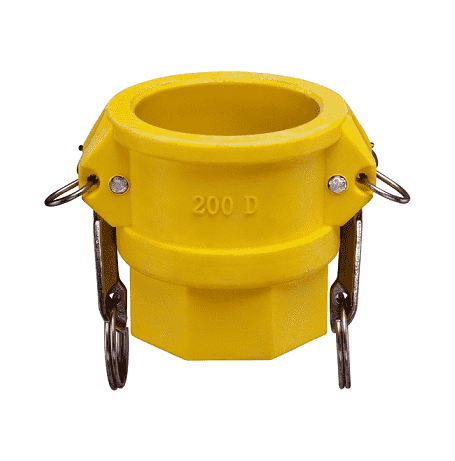GRD400 by Kuriyama | Quick-Acting Coupling | Part D | 4" Female Coupler x 4" Female NPT | Nylon
