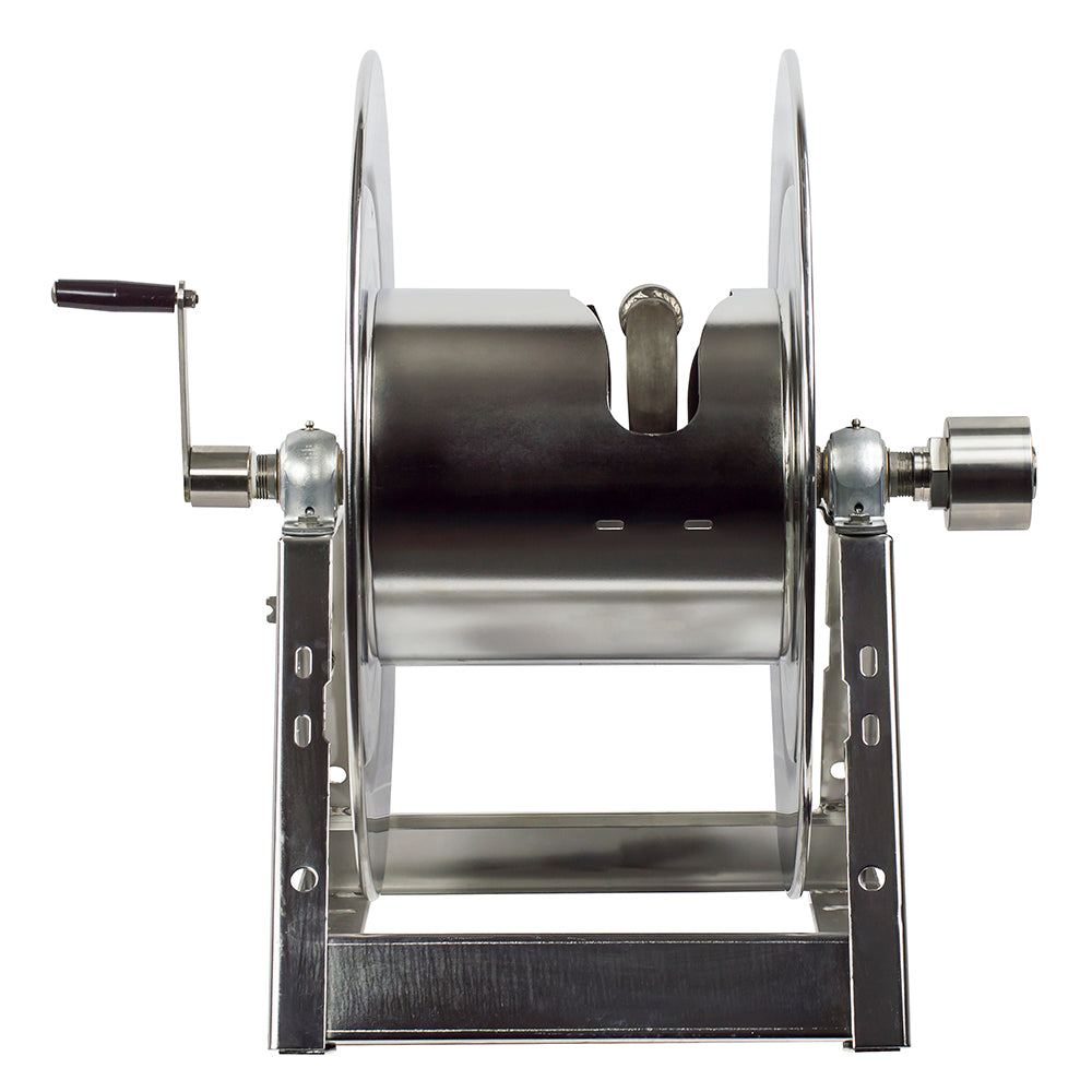 1175-6-200-C-SP by Coxreels | 1175-SS Series | 3,000 PSI Hand Crank Hose Reel | 1" Hose ID, 1" FNPT Inlet | Stainless Steel | 200ft Capacity, Hose Not Included