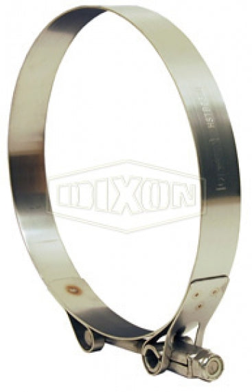 HSTBC750 by Dixon Valve | Style HSTBC | Heavy Duty T-Bolt Clamp | 7/8" Band Width | Hose OD Range: from 7.250" to 7.5625" | 300 Stainless Steel Band & Bolt