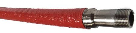 RFS100 Rhino™ by SRM Industries | Rhino Firesleeve | 1" Hose ID | Orange | Silicone Coating | 50ft Length
