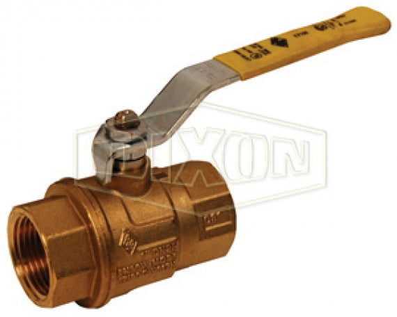 FBV150 by Dixon Valve | Imported Ball Valve | Full Port | 1-1/2" Female NPT x 1-1/2" Female NPT | Forged Brass