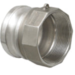 A050BR by Campbell Fittings | Insta-Lock™ | Cam & Groove Coupling | Type A | 1/2" Male Adapter x 1/2" Female NPT Thread | Brass