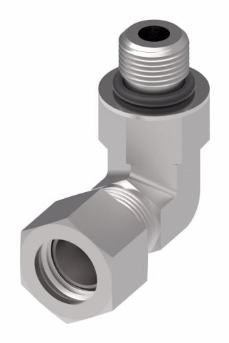 7515X10 Ermeto by Danfoss | 7000 Series | Straight Thread ORB/Tube 90° Elbow | 5/8" Male O-Ring Boss x 5/8" Tube OD | Steel