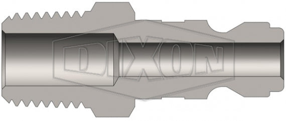 J2M3 by Dixon Valve | Pneumatic Quick Disconnect Coupling | J-Series | 3/8" Male NPTF x 1/4" Automotive Interchange | Plug | Steel
