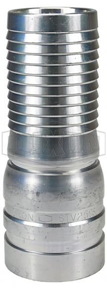 STV30CS by Dixon Valve | King Crimp® | Combination Nipple | Grooved End | 2-1/2" Hose ID | Schedule 80 Plated Carbon Steel