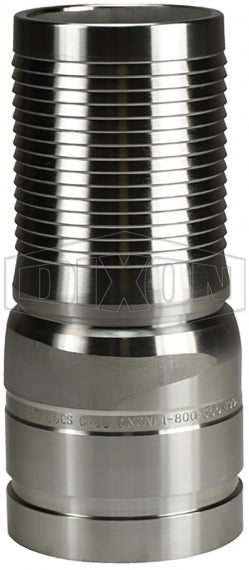 RSTV40CS by Dixon Valve | King Crimp® | Combination Nipple | Grooved End | 4" Hose ID | 316 Stainless Steel