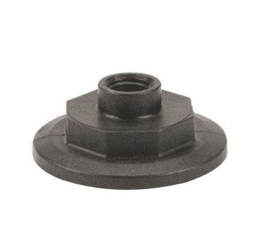 M220PLG038 by Banjo | Manifold Flange Connections | 2" Full Port Flange Plug with 3/8" FPT | 150 PSI | Pack of 10