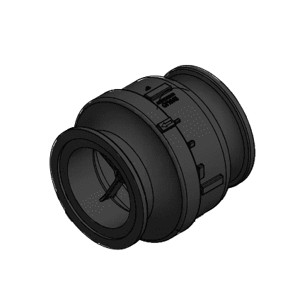 MCV301 by Banjo | Manifold Flange Connections | 3" Full Port Manifold Check Valve with 1/2 Ibs. Spring | Gasket: EPDM | 200 PSI