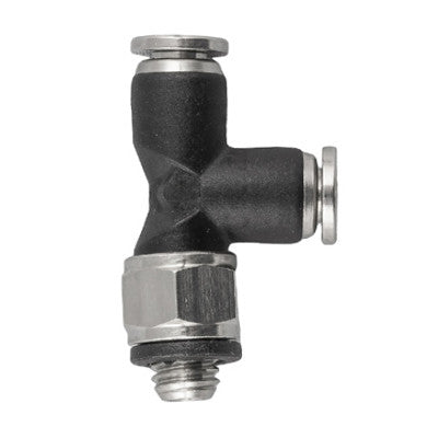 56225-3-M3 by AIGNEP | 55/56 Series | Mini Composite Run | 3mm Tube x M4 Male | Tee | Pack of 10