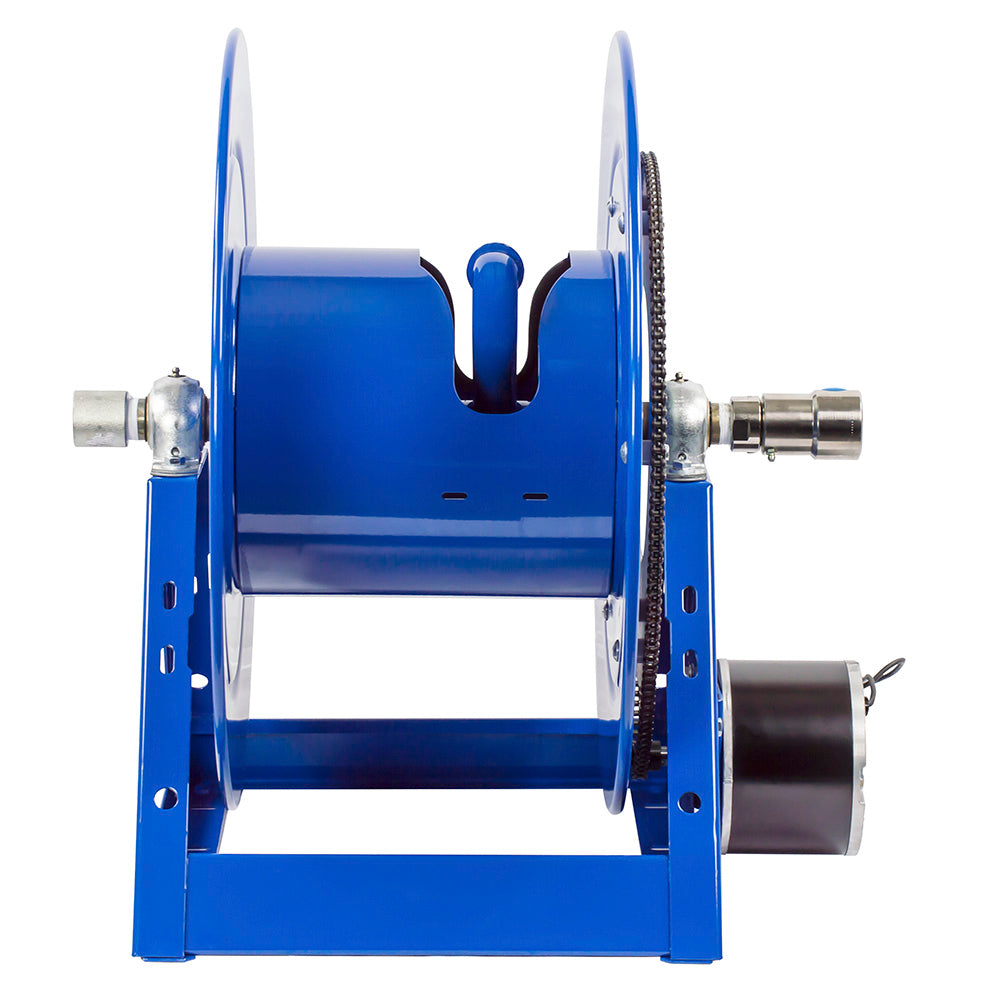 1175-6-50-AB by Coxreels | 1175 Series | 3,000 PSI Motor Driven Hose Reel | #6 Gast Air Motor | 1" Hose ID, 1" FNPT Inlet | Steel | 50ft Capacity, Hose Not Included