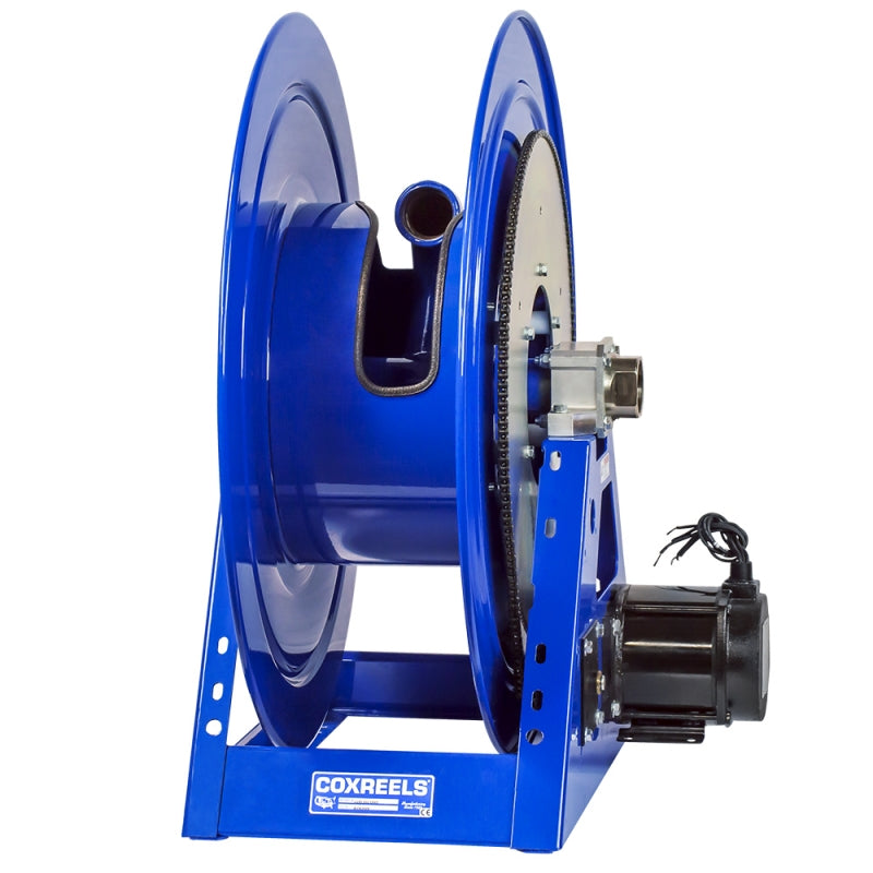 1195-932-AB by Coxreels | 1195 Series | 1,000 PSI Motor Driven Hose Reel | #6 Gast Air Motor | 2" Hose ID, 2" FNPT Inlet | Steel | 50ft Capacity, Hose Not Included