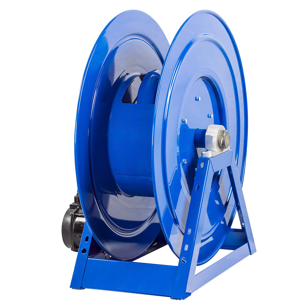 1195-1332-AB by Coxreels | 1195 Series | 1,000 PSI Motor Driven Hose Reel | #6 Gast Air Motor | 2" Hose ID, 2" FNPT Inlet | Steel | 75ft Capacity, Hose Not Included