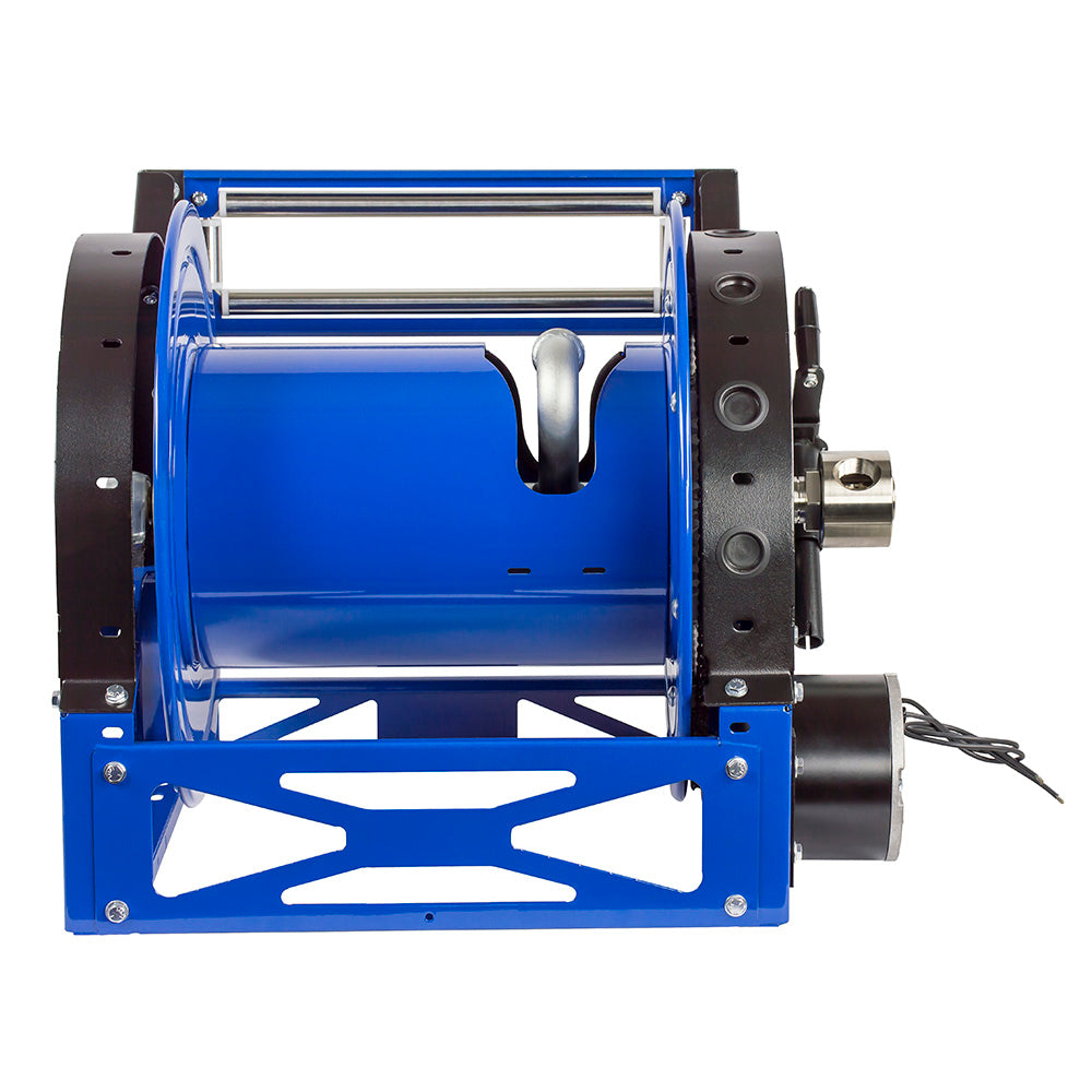 1660-2228-H by Coxreels | 1600 Series | 4,000 PSI Motor Driven Hose Reel for Hydraulic Oil | Hydraulic Motor | 1" Hose ID, 1" FNPT Inlet | Steel | 400ft Capacity, Hose Not Included