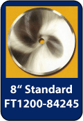 FT1200-3-84245 by Danfoss | Replacement Aeroquip hose cut off blade 8" Standard (For F1200 Hose cut off machines)