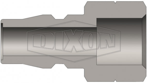 NK2BF2 by Dixon Valve | Pneumatic Quick Disconnect Coupling | NK-Series | 1/4" Female BSPP x 1/4" Japanese Industrial Interchange | Plug | Steel