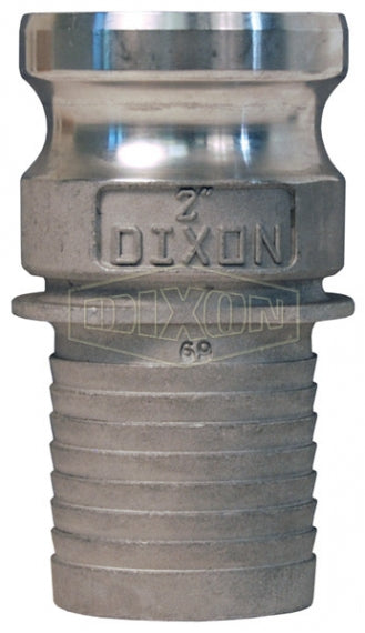300ENOSSS by Dixon Valve | Cam & Groove Adapter | Type E | 3" Adapter x 3" Notched NOS Hose Shank | 316 Stainless Steel