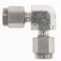 NS2500-04-02-SS by Brennan Inc. | -04 Instrumentation Fitting x -02 Instrumentation Fitting | 90° Elbow | Stainless Steel