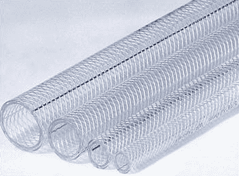 NT-80 ADT00311 Versilon™ by Saint Gobain | 1-1/2" ID x 1.930" OD x .215" Wall | Flexible Reinforced PVC Tubing | 50' Package Length