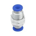 PCNY2700-06-06 by Brennan Inc. | -06 Tube x -06 Tube Bulkhead Union | Straight | Glass Reinforced Nylon