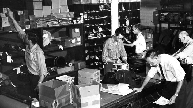 Murdock Co. shipping department