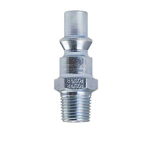 B-O2M3-S Breco by Foster | O Series | Quick Disconnect | 1/4" ARO Interchange Plug x 3/8" Male NPT Thread | Steel