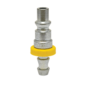 B-O2PS2-S Breco by Foster | O Series | Quick Disconnect | 1/4" ARO Interchange Plug x 1/4" Push-On Hose Stem | Steel