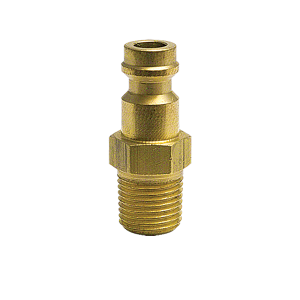 DR21-1PM Breco by Foster | DR Series | 1/8" Plug x 1/8" Male NPT Thread | Straight | Brass