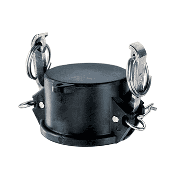 PPDC400 by Kuriyama | Quick-Acting Coupling | Part DC | 4" Dust Cap | Polypropylene