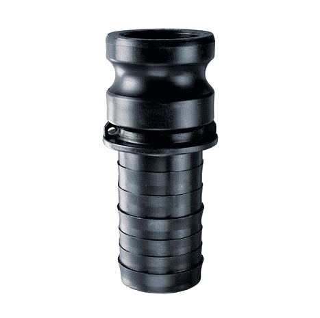 PPE400 by Kuriyama | Quick-Acting Coupling | Part E | 4" Male Adapter x 4" Hose Shank | Polypropylene