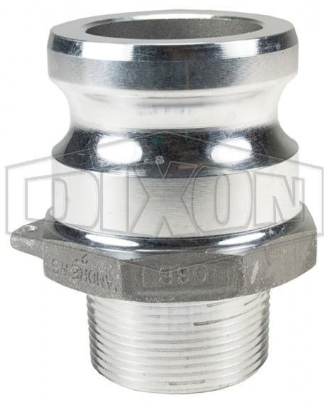 2015-F-AL by Dixon Valve | Cam & Groove Reducer (Jump Size) Adapter | Type F | 2" Adapter x 1-1/2" Male NPT | Aluminum
