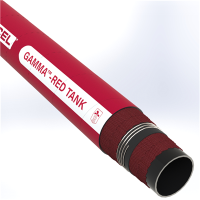 RTA15S1-2.0-200 by Texcel | GAMMA™-RED TANK Series | Tank Truck Hose | 2" Hose ID | 150 PSI | 29 in/Hg Vacuum Rated | Red