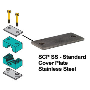 SCP4SS by ZSi-Foster | Beta Clamp | Standard Series | Group S4 | Cover Plate | Stainless Steel
