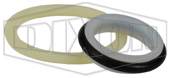 HT4-SKIT-V2 by Dixon Valve | Hydraulic Quick Disconnect Coupling | HT-Series | IISO16028 Flushface Interchange Plug Seal Kit | Fits 1/2" Body Size | Nitrile Seal | Main Valve Seal & Adapter O-Ring