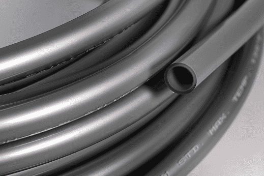 AS600038 Versilon™ by Saint Gobain | 1/2" I.D. x 3/4" O.D. x 1/8" Wall | Silver | Antimicrobial Tubing | 50' Package Length