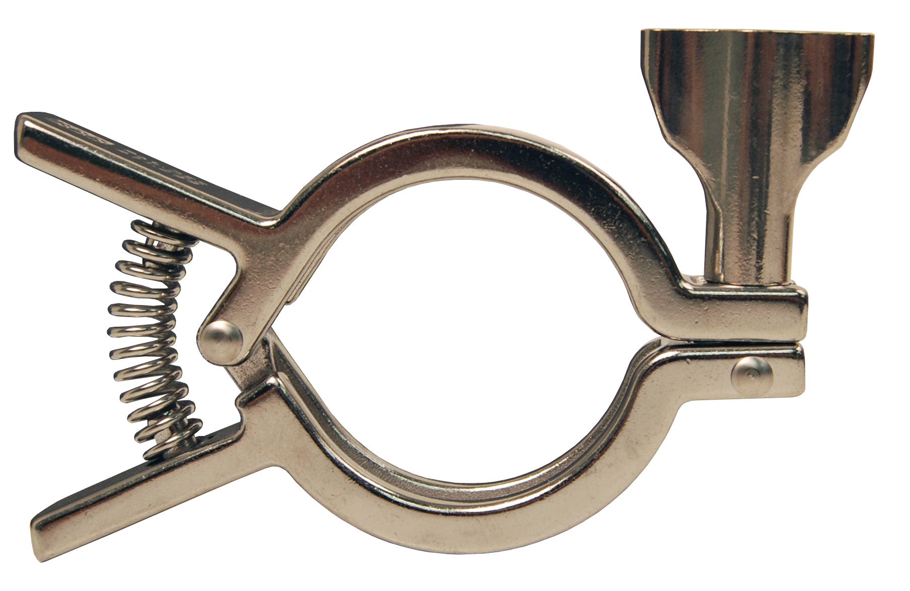 13MHHV-Q400 Dixon Valve 4" Single Pin Squeeze Clamp - Schedule 5 - 304 Stainless Steel