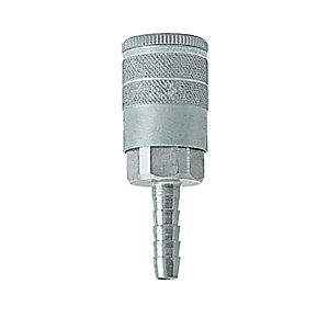 B-4CS3-S Breco by Foster | 1-Way Manual Sleeve Guard Sockets | C Series | 1/2" Socket x 3/8" Hose Stem | Straight | Steel